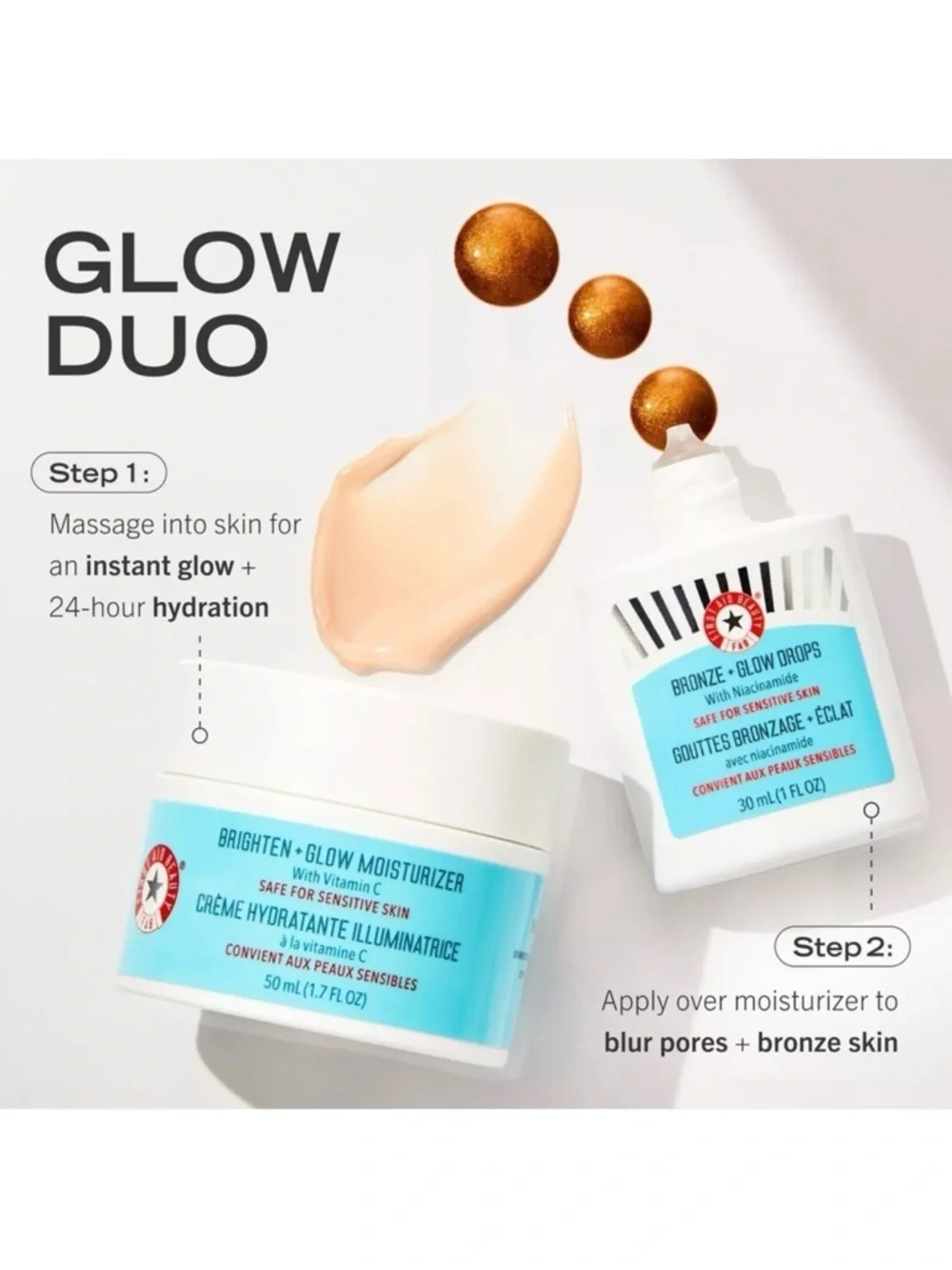 First Aid Beauty Bronze + Glow Drops 1oz